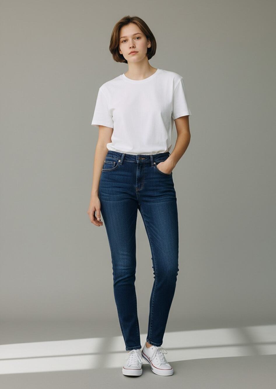 Kut From The Kloth Mia Toothpick Skinny Blue Denim Jean Pant Womens Size 4